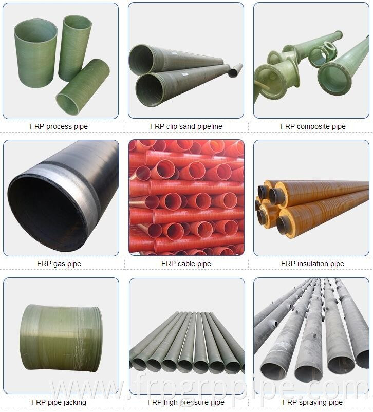 Corrosion-Resistant Durable Professional Manufacturer FRP GRP Fiberglass Pipe